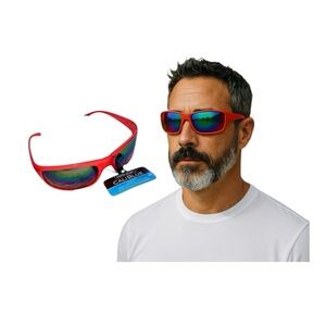 Foster Grant Cali Blue Performance Wrap Sunglasses
